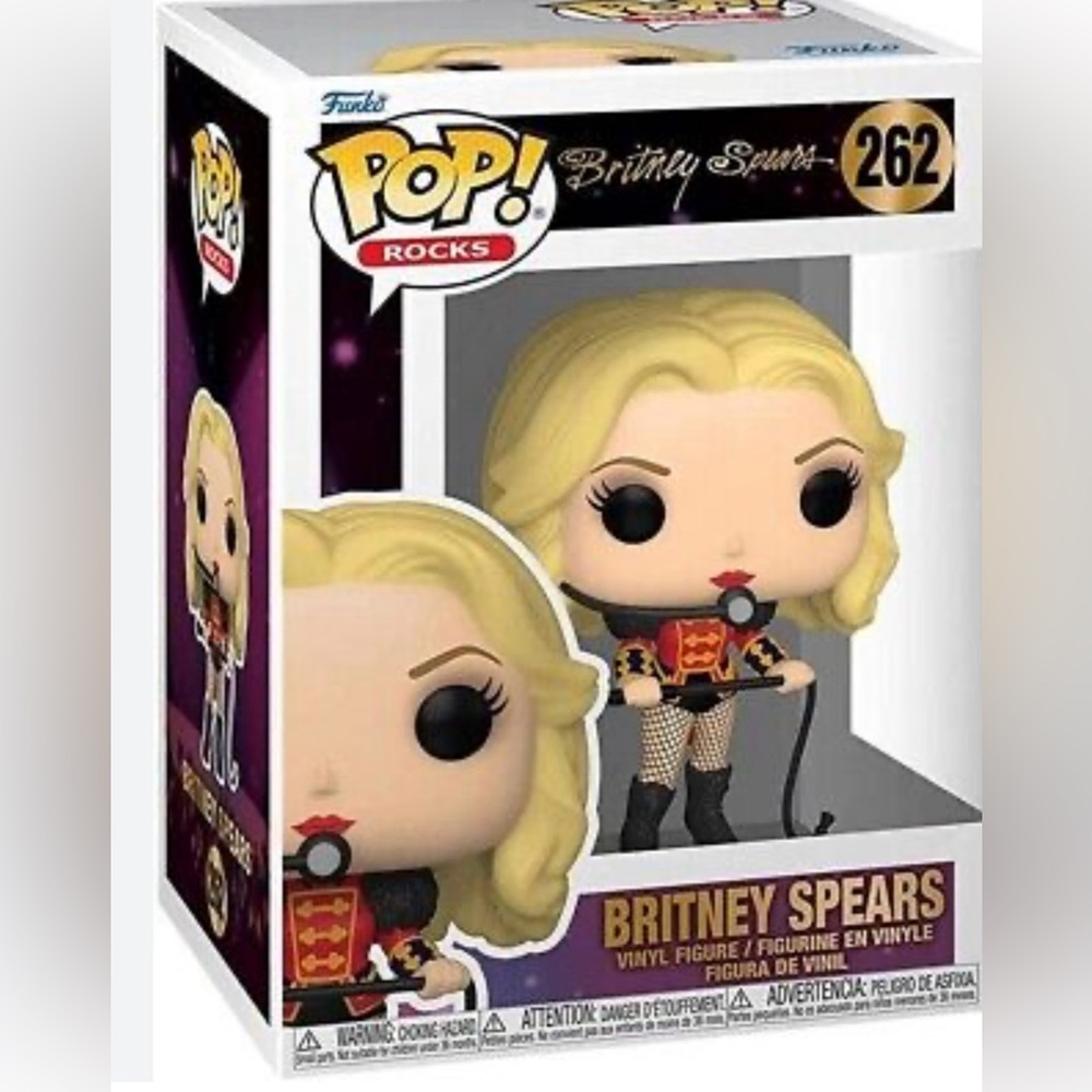 NIB Funko Pop! Rocks: Britney Spears - Circus Vinyl Figure (Chance of chase)